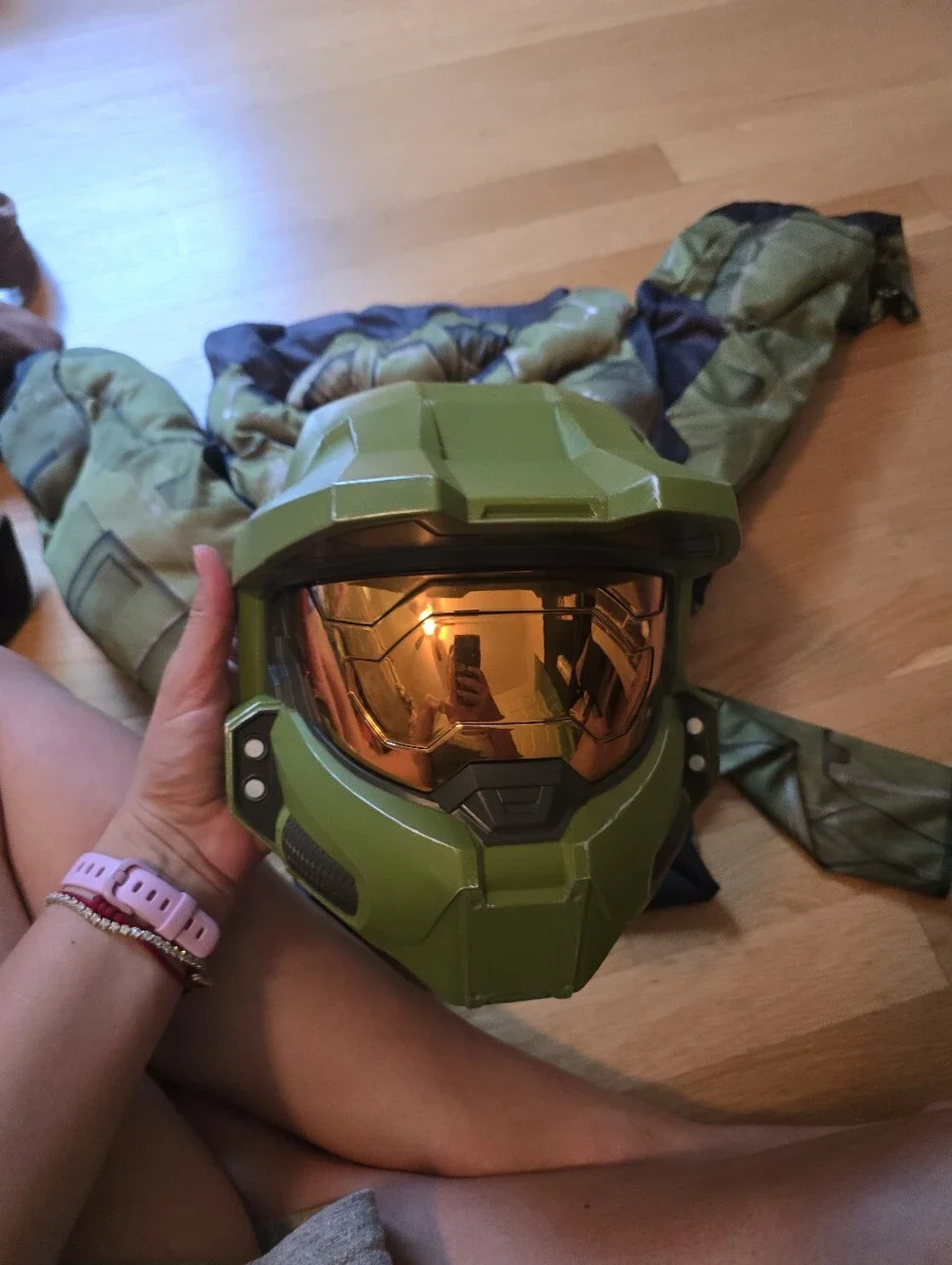 Halo master chief muscle costume sz L